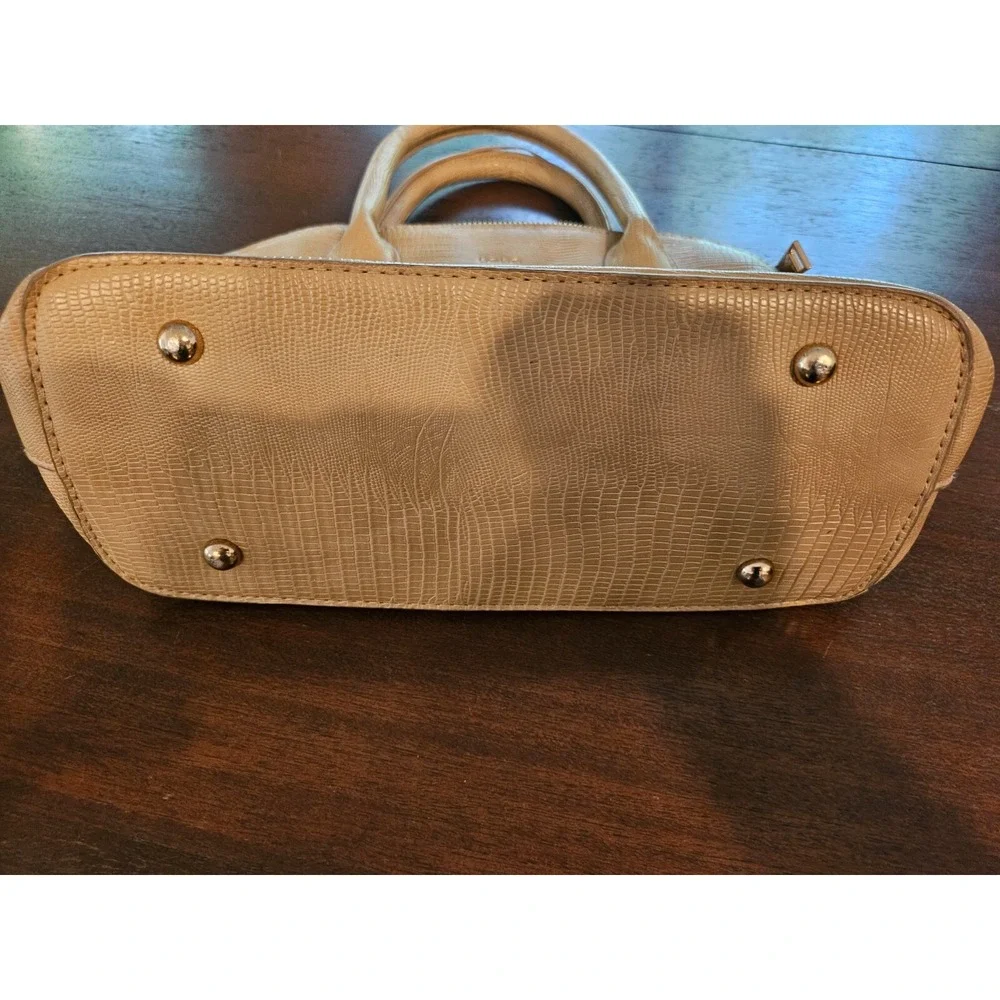 Bebe‎ Tan Faux Crocodile Bag Adjustable Strap or Handbag